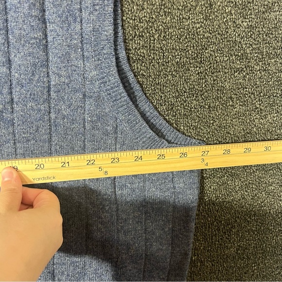 Polo Ralph Lauren Blue Lmbs Wool V-Neck Sweater Vest, Men’s XXL - Picture 5 of 7